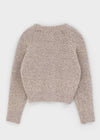 Ronso Boucle Soft Wool Knit Cardigan