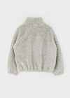 Peekaboo Fur Zip-up Jumper
