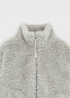 Peekaboo Fur Zip-up Jumper