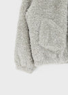 Peekaboo Fur Zip-up Jumper
