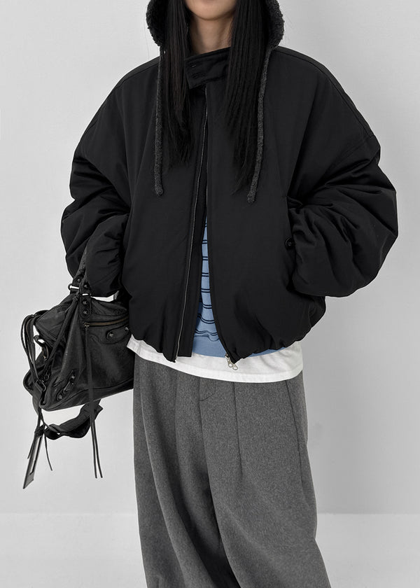 (UNISEX) Russian High-neck Short Padding