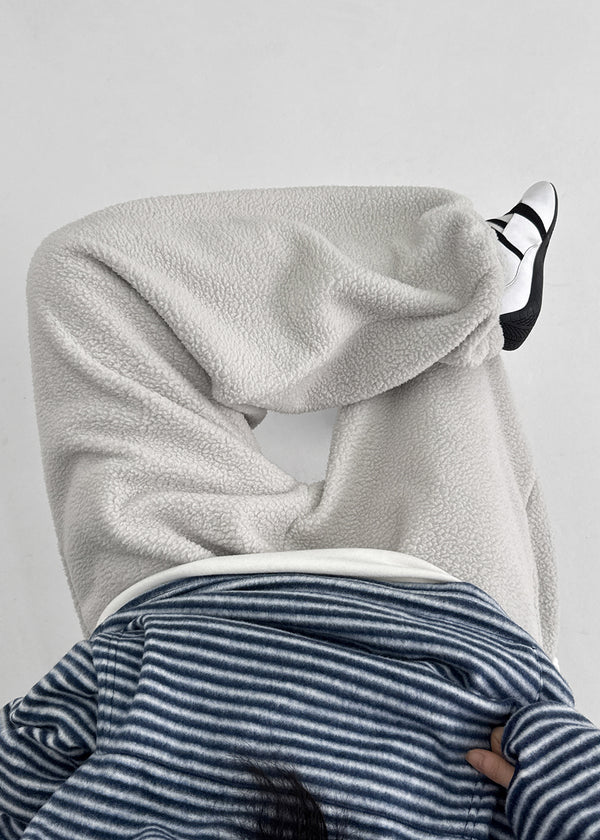 (UNISEX) Pondin Banding Fleece Wide Jogger Pants