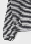 (UNISEX) Hackin Stripe Fleece Warmer Hoodie