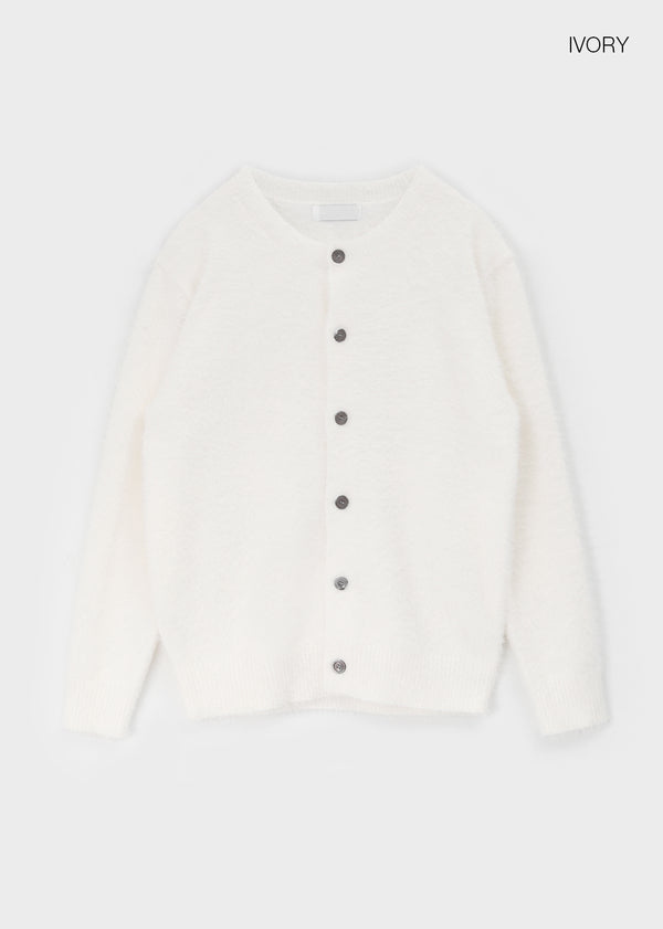 Solar Loose Fit Fur Cardigan