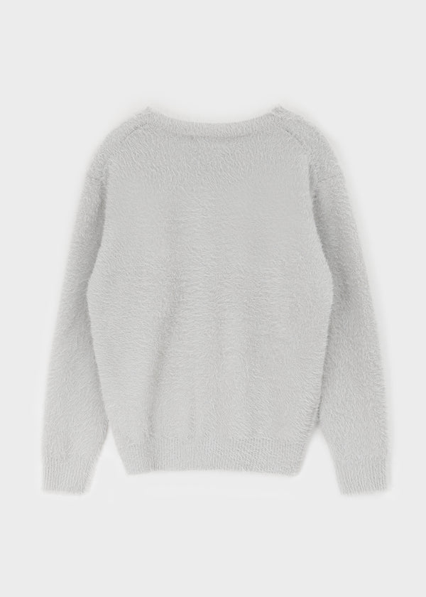 Solar Loose Fit Fur Cardigan