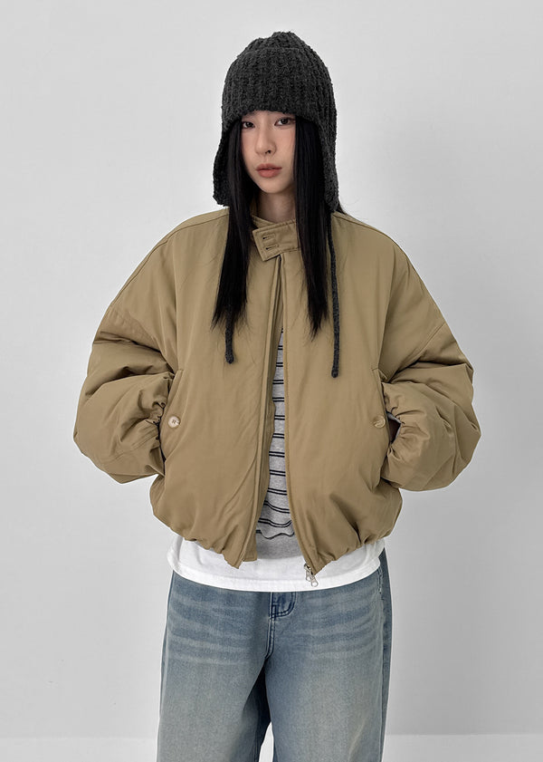 (UNISEX) Russian High-neck Short Padding