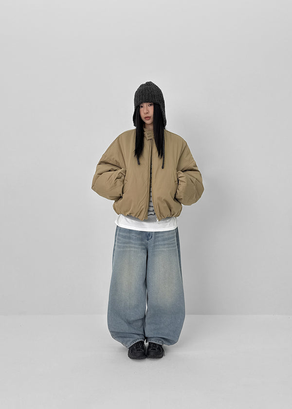 (UNISEX) Russian High-neck Short Padding