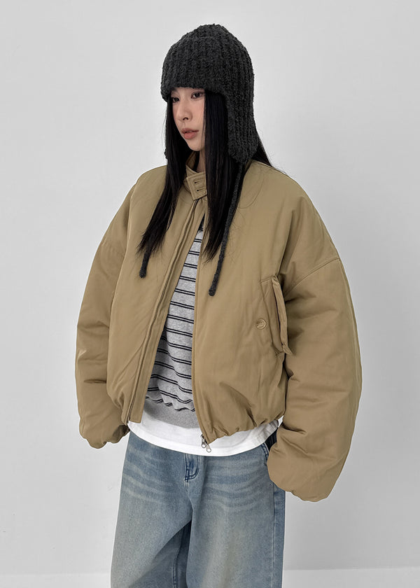 (UNISEX) Russian High-neck Short Padding