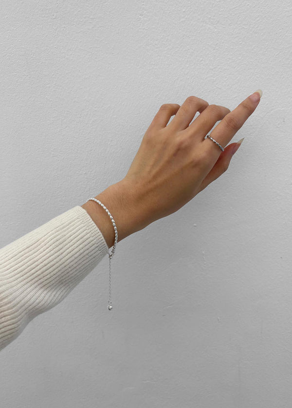 Denmao Silver Ball Bracelet