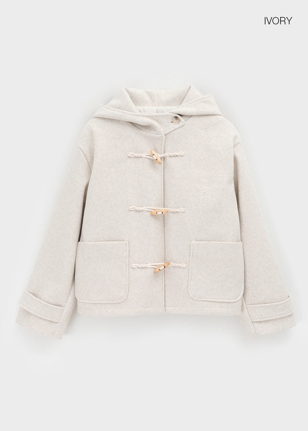 Bollen Duffel Quilted Hooded Short Coat (1 Oz)