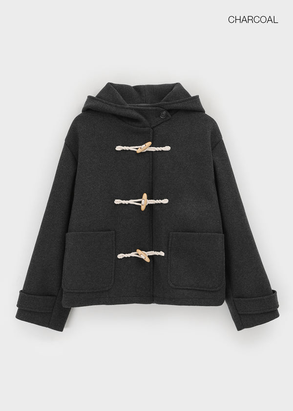 Bollen Duffel Quilted Hooded Short Coat (1 Oz)