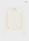 Deluri Button-Collar Knit