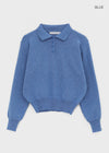 Deluri Button-Collar Knit