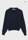 Deluri Button-Collar Knit