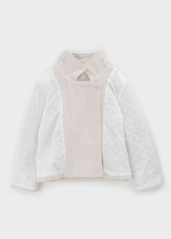 Elti Quilting Double Button Short Coat (6 oz)