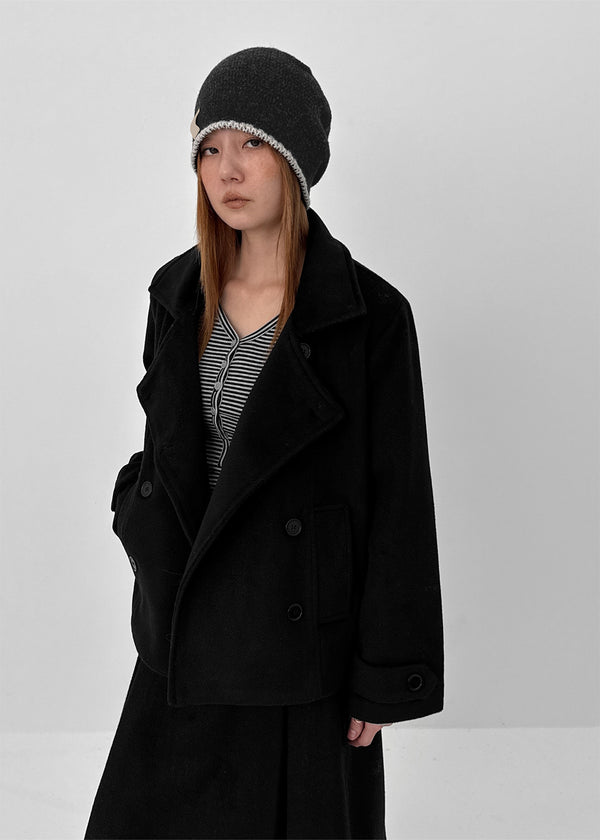 Elti Quilting Double Button Short Coat (6 oz)