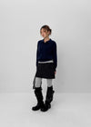 Deluri Button-Collar Knit