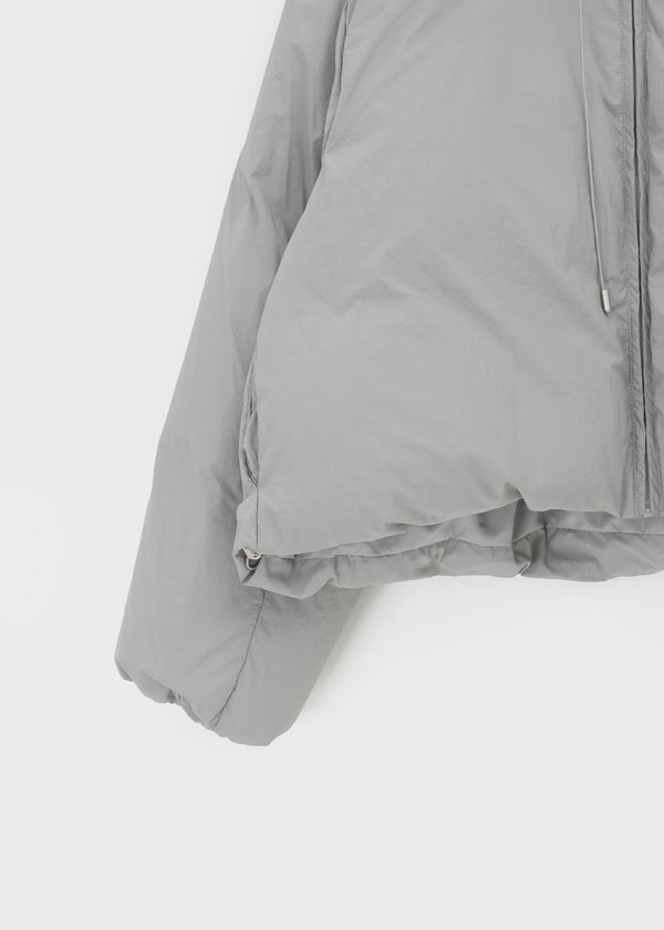 Caltree Duck-Down Hooded Cropped Padded Jacket