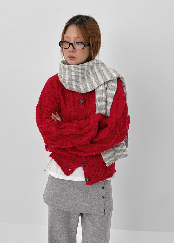 Requot Cable Knit Cardigan