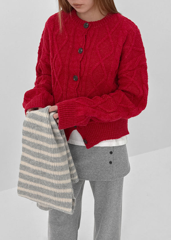 Requot Cable Knit Cardigan