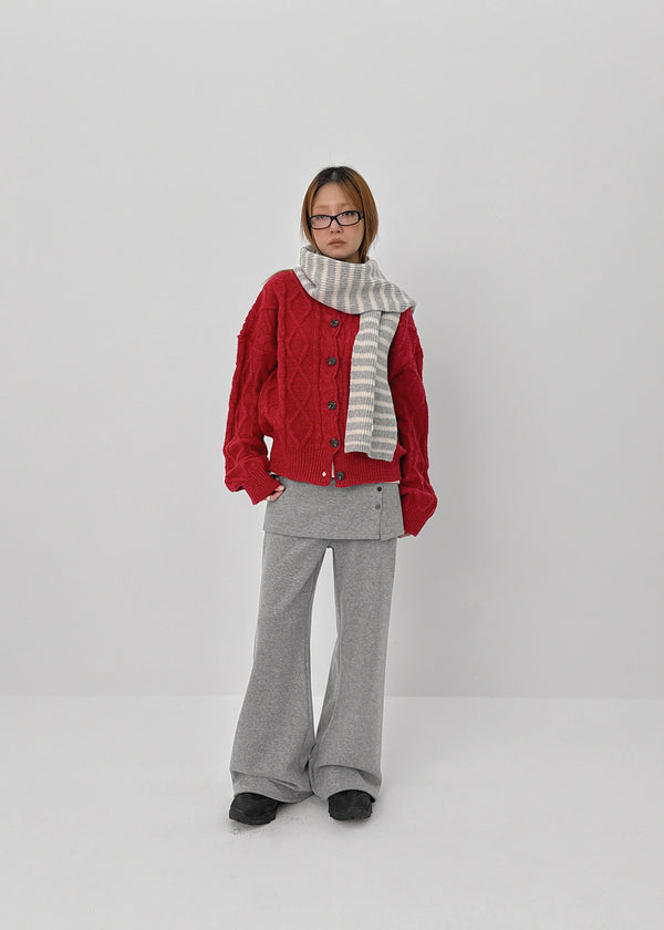 Requot Cable Knit Cardigan