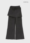 Fogdy Fleece Wool SET - Mini Skirt, Bootcut Pants