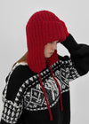 Cooltin Knit Ribbed Earflap Beanie (30% Alpaca)