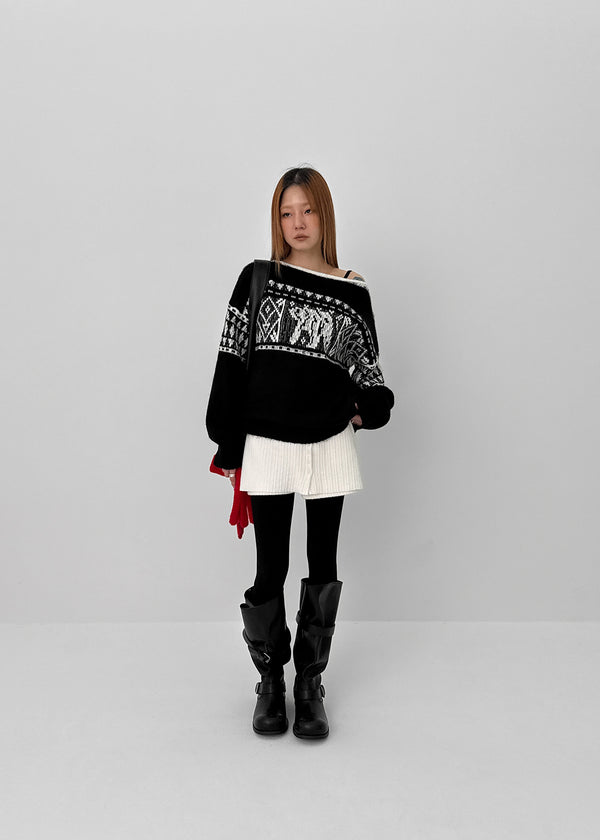 Bertzwal Brushed Button Mini Skirt Pants