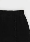 Bertzwal Brushed Button Mini Skirt Pants