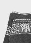 Kracha Nordic Boat-Neck Wool Knit