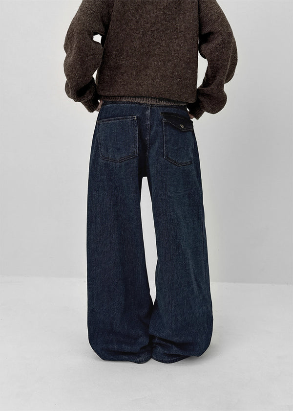 Kerrits Velvet Fleece Wide Denim Pants