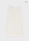 Delluring Brushed-Fleece Long Skirt