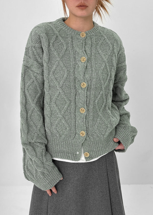 Requot Cable Knit Cardigan