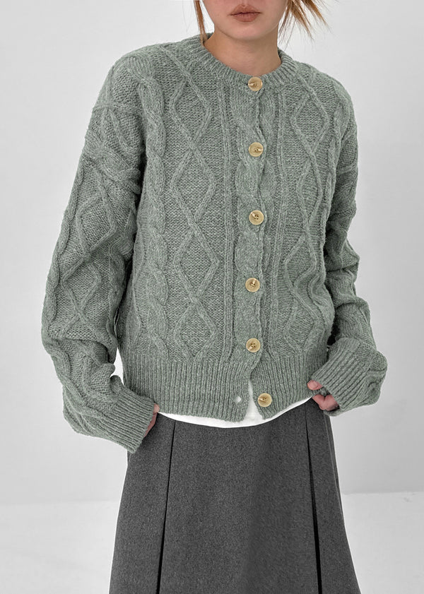 Requot Cable Knit Cardigan