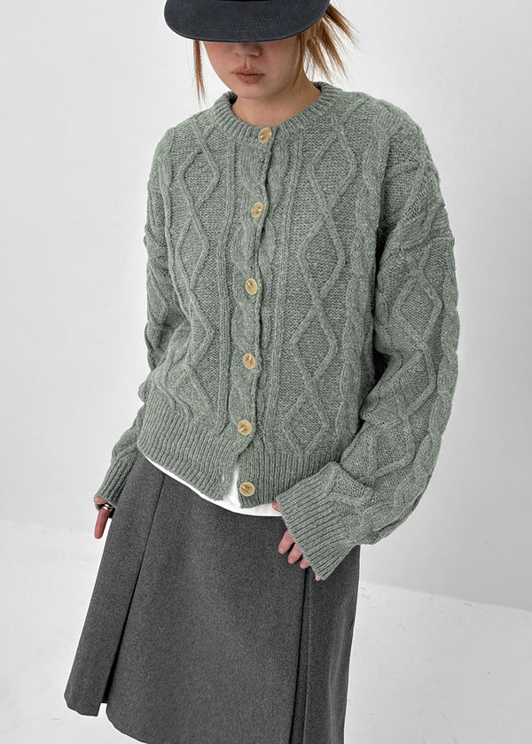 Requot Cable Knit Cardigan