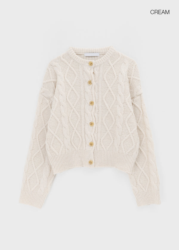 Requot Cable Knit Cardigan