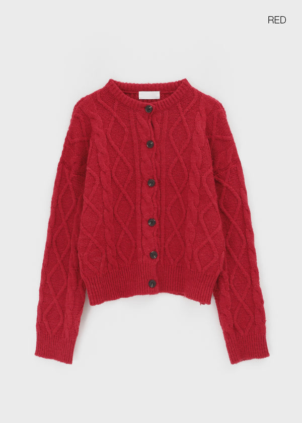 Requot Cable Knit Cardigan