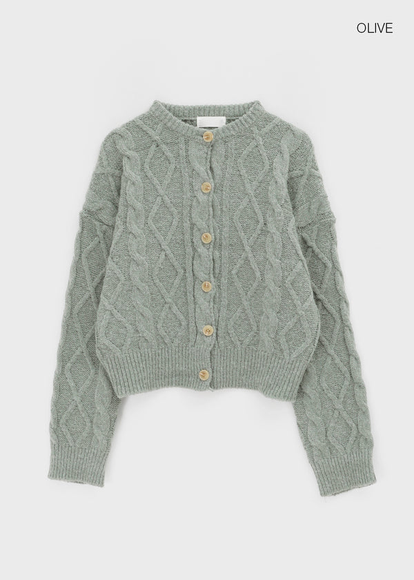 Requot Cable Knit Cardigan