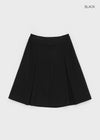 Nashing Wool Pleated Midi Skirt