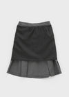 Nashing Wool Pleated Midi Skirt