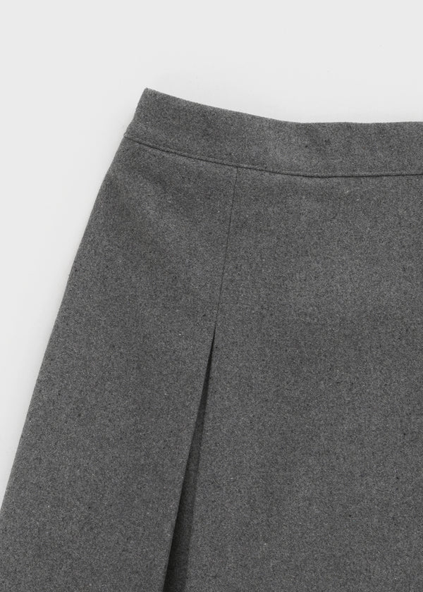 Nashing Wool Pleated Midi Skirt
