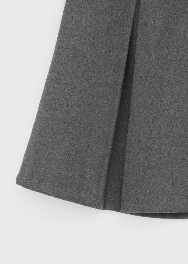 Nashing Wool Pleated Midi Skirt