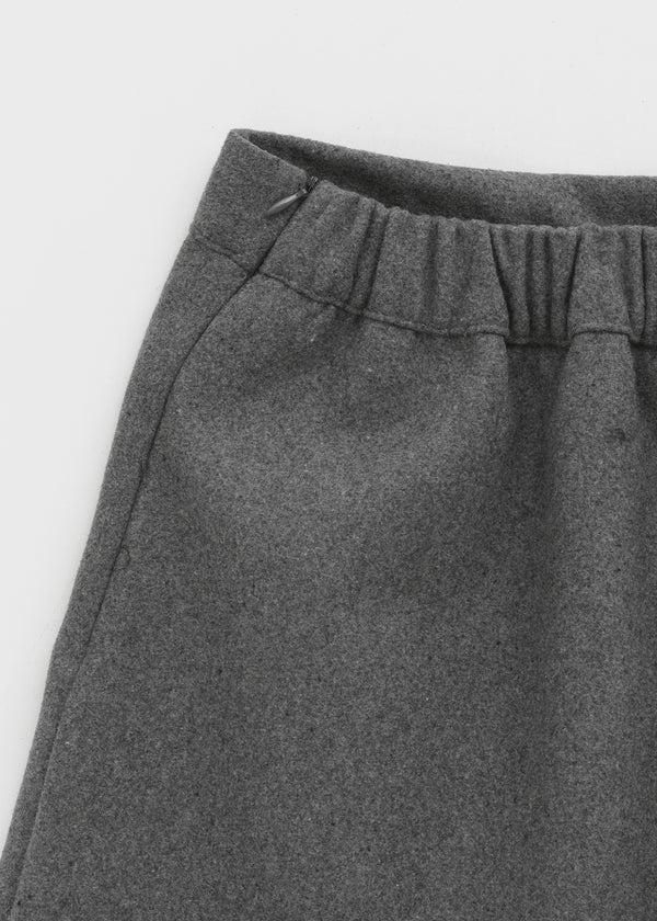 Nashing Wool Pleated Midi Skirt