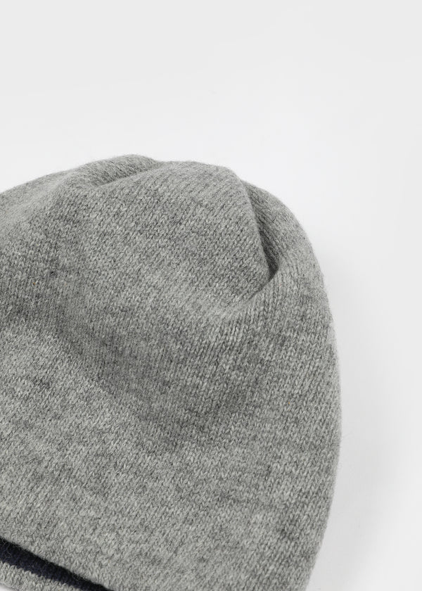 Millet Argyle Knit Beanie (Wool 80%)