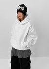 (UNISEX) Hettu Fleece Button Hoodie