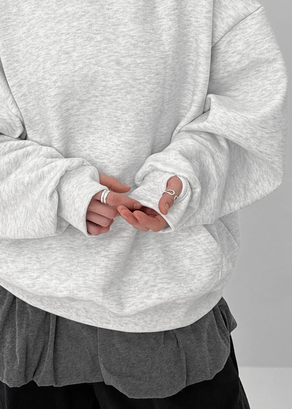 (UNISEX) Hettu Fleece Button Hoodie