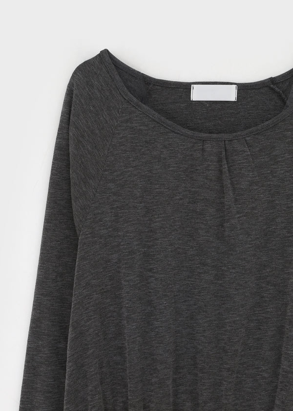 Celliver Frill Strap Layered Long Sleeve T-shirt