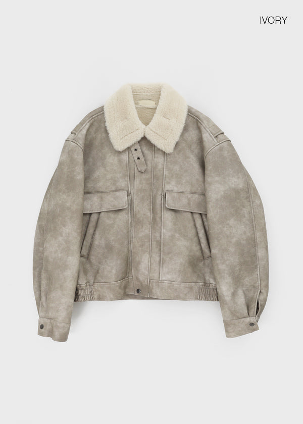 Hibi High Neck Washed Dumble Mustang