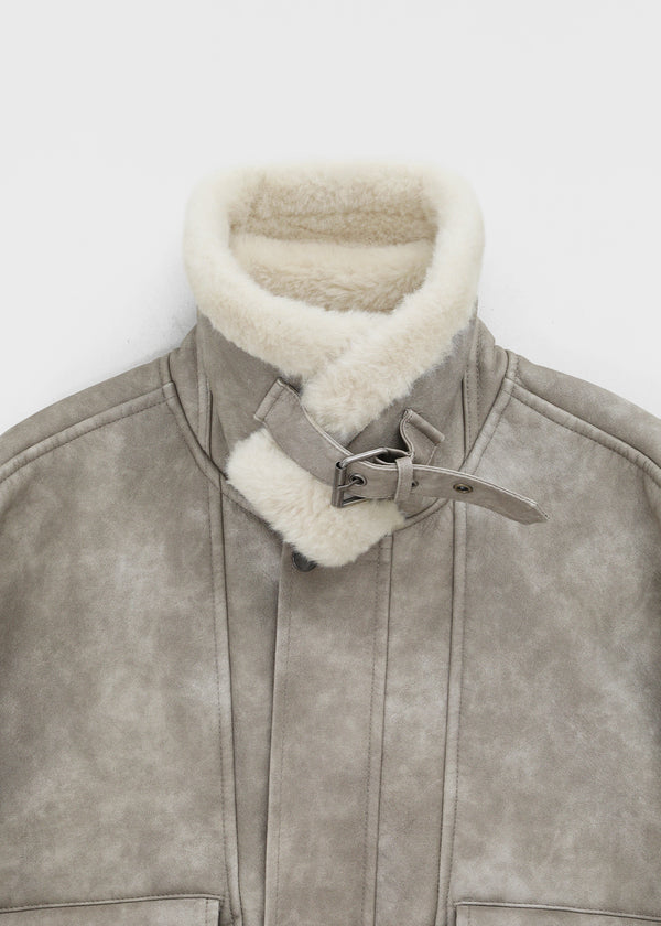 Hibi High Neck Washed Dumble Mustang