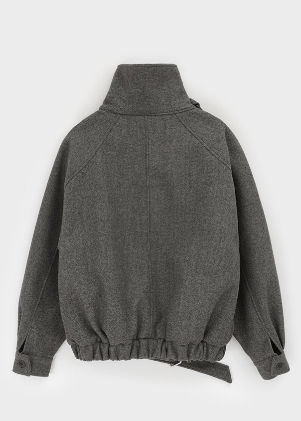 Sitf High Neck Buckle Quilted Jumper (2 Oz)